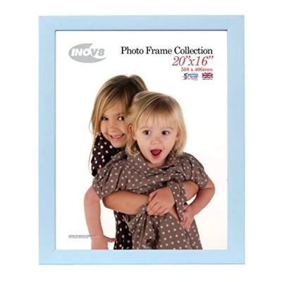 Image of Inov8 British Made Picture/Photo Frame, Value Sky Blue 20x16 Inch, Single