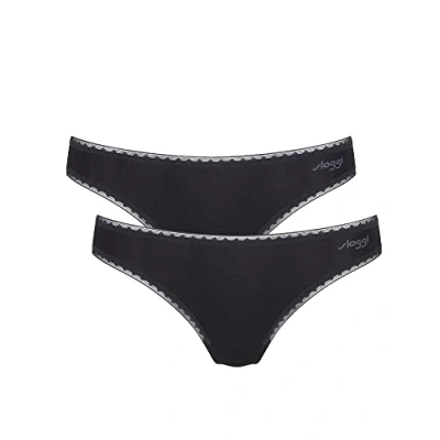 Image of Sloggi Women&#039;s GO Brazil C2P Briefs, BLACK, L