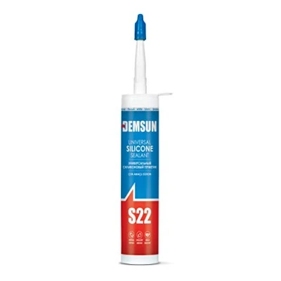Image of Demsun DS02133 24 Universal Slicone Sealant, Black