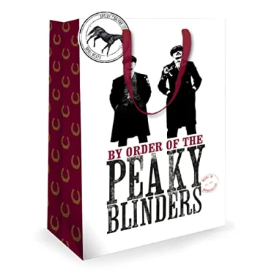 Image of Peaky Blinders Medium Gift Bag, Birthday Bag for Presents, Childrens Gift, Climate Pledge Friendly Recyclable Officially Licensed