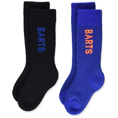 Image of Barts Unisex baby knee socks, BLACK (0001 &amp; BLUE 001D), 9 11.5