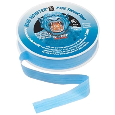Image of Mill Rose 70885 Blue Monster PTFE Pipe Thread Sealant Tape, 1/2 Inch x 1429 Inches,