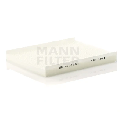 Image of 971331U000, 971332B005, 971332B005AT, S971332B005AT Pollen Filter MANN CU 27 007 Particulate 208mm 262mm 30mm HYUNDAI: SANTA FE 2
