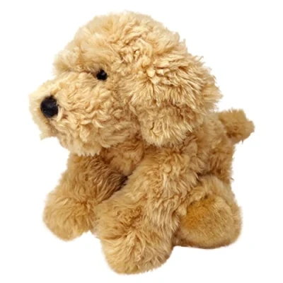 Image of VFM Labradoodle Dog Soft Toy Plush Teddy, Cavapoo, Cockapoo, Labradoodle, Cuddly Dog, Teddy Bear Premium 30cm Biscuit