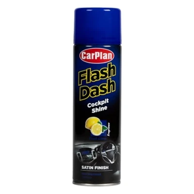 Image of CarPlan Flash Dash Cockpit Shine Satin Finish Citrus, 500 ml
