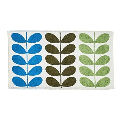 Image of Orla Kiely Trio Stem Riviera Bath Mat, 50x90cm