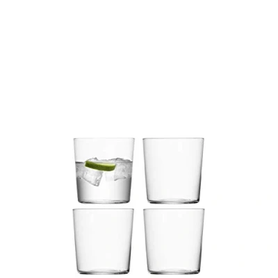 Image of LSA International Gio Tumbler (small) 390 ml Clear Set of 4 Dishwasher Safe GI17