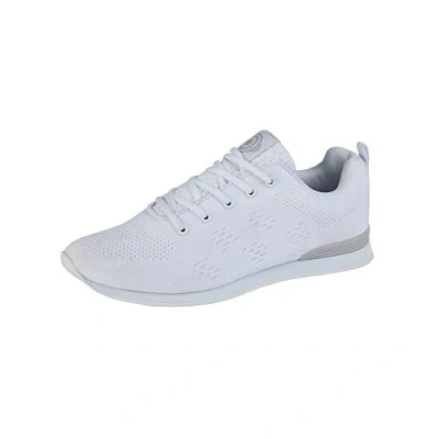 Image of Dek Target Unisex Lace Bowls Trainers Bowling Shoes (White, Numeric_12)