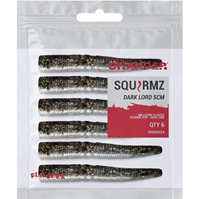 Image of Korum SNAPPER FLOATEX SQUIRMZ 5CM DARK LORD (5) Shad