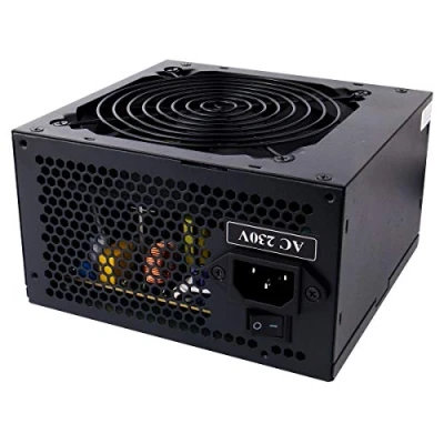 Image of CiT Builder 500W Power Supply, Non Modular, PPFC, 70% Efficiency, 12cm Cooling Fan, An Excellent Entry Level No Cable Included Black
