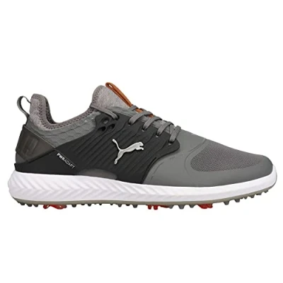 Image of PUMA Men&#039;s Ignite Pwradapt Caged Golf Shoes, Quiet Shade Bronze Black, 7.5 UK