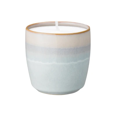 Image of Denby Quartz Rose Ceramic Candle Pot