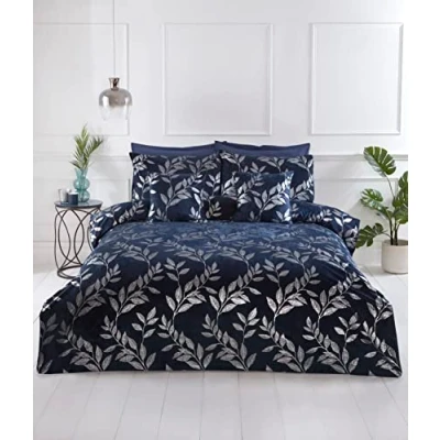 Image of Rapport Home Como Duvet Cover Set Double Navy
