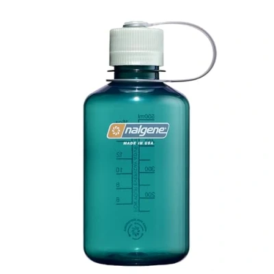 Image of Nalgene Sustain Tritan BPA Free Water Bottle Made with Material Derived from 50% Plastic Waste, 16 OZ, Narrow Mouth, Trout