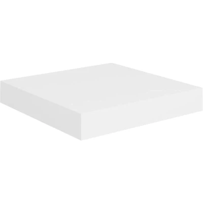 Image of vidaXL Floating Wall Shelf White 23x23.5x3.8 cm MDF