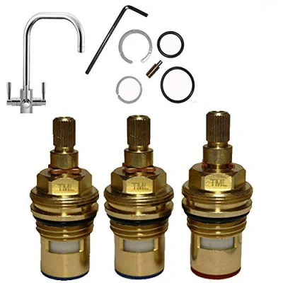 Image of Filterflow Kubus Complete Tap Repair Spares Kit Spout O Ring Seals &amp; Ceramic Cartridges