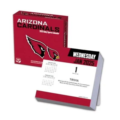 Image of Turner Sports Arizona Cardinals 2025 Box Calendar (25998053028)