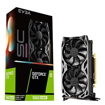 Image of EVGA GeForce GTX 1660 Super Sc Ultra Gaming, 6GB GDDR6, Dual Fan, Metal Backplate, 06G P4 1068 KR