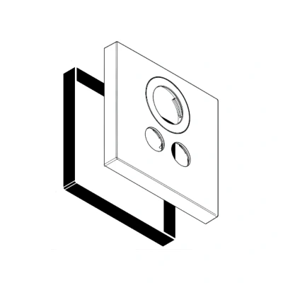 Image of hansgrohe Escutcheon For Exchanged Connections (92393000)