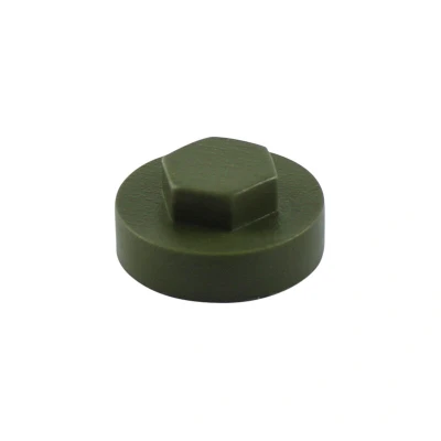 Image of TIMCO Hex Cover Cap Olive Green Box of 1000