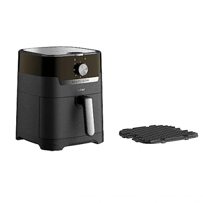 Image of Tefal EY5018 Easy Fry &amp; Grill Classic Friteuse à air chaud, technologie 2 en 1 (friteuse chaud et grill), avec capacité : 4,2 l, température réglable, minuteur, noire