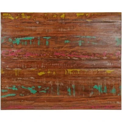 Image of vidaXL Table Top 100x80x3.8 cm Rectangular Solid Wood Reclaimed