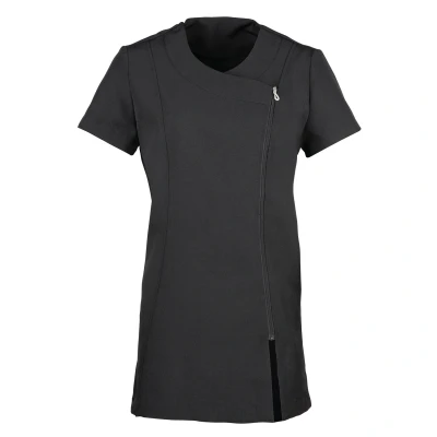 Image of Premier Womens/Ladies Camellia Short Sleeved Tunic (Black) Size 18 UK