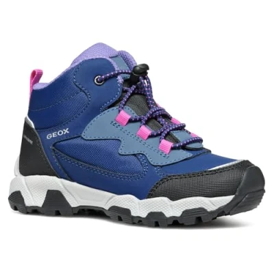 Image of Geox Girls J Magnetar G. B ABX Sneaker, Blue, 5 UK Child