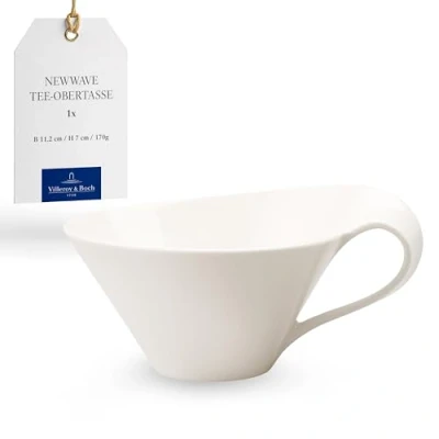 Image of Villeroy &amp; Boch NewWave Tea Cup, 220 ml, Premium Porcelain, White