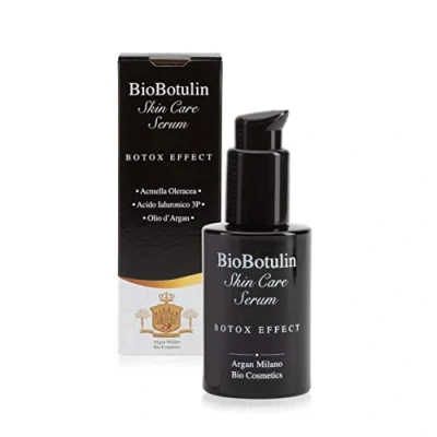 Image of BioBotulin Skin Care serum 30 ml anti wrinkle face for women and men Ingredients: aging, wrinkle, age Acmella, 3P Hyaluronic Acid, Argan, Vitamin B5