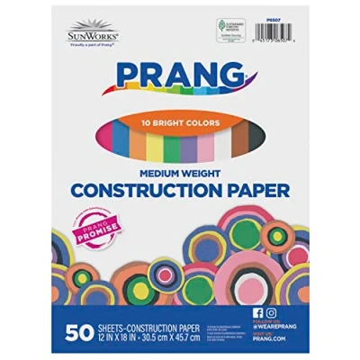 Image of SunWorks Construction Paper, Colors May Vary