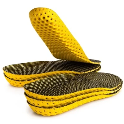 Image of SULPO 3 Pairs of Insoles for Fresh Feet Extra Cushioning Shoe Against Odour Walking, Trekking, Running Sports Size 45 48 EU / 10.5 13 UK