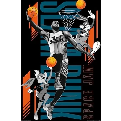 Image of Laminated Space Jam 2 Slam Dunk Maxi Poster
