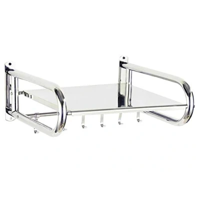 Image of Kitchen Shelves Wall Mounted, Stainless Steel Microwave Shelf L 21.7&quot; x W 14.5&quot;