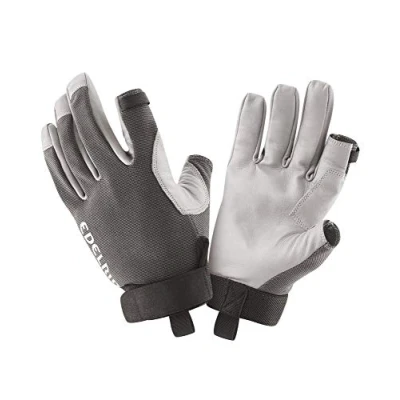 Image of EDELRID Unisex Adult Work Glove Closed II, Titanium, L