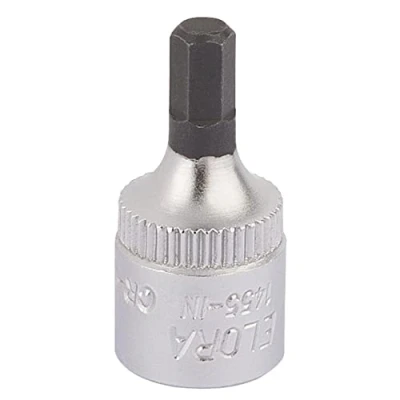 Image of Elora Hexagon Screwdriver Socket, 1/4&quot; Sq. Dr., 4mm
