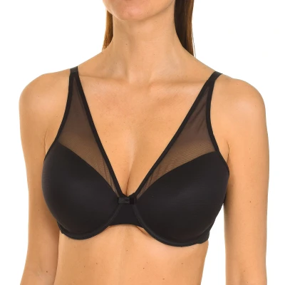 Image of DIM D09A0 0HZ women&#039;s Triangle bras and Bralettes in Black