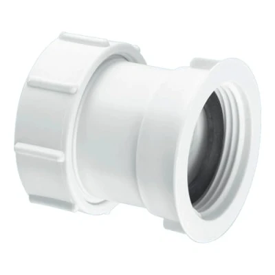 Image of McAlpine S29 Straight Connector Multifit x BSP Female Thread 1.25 inch, White