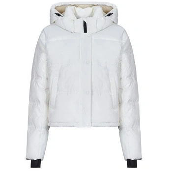 Image of ONLY Women&#039;s Onlann Premium Puffer Jacket Short OTW Quilted, White, XS