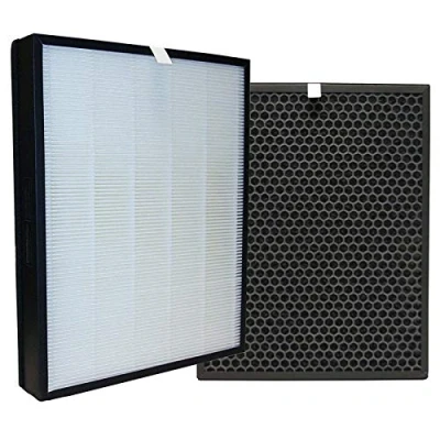 Image of iAmoy Replacement True HEPA and Activated Carbon Filters Kit FY3432/10 &amp; FY3433/10 Filter,Compatible with AC3256/10,AC3259/10,AC4550/10 Air Purifier