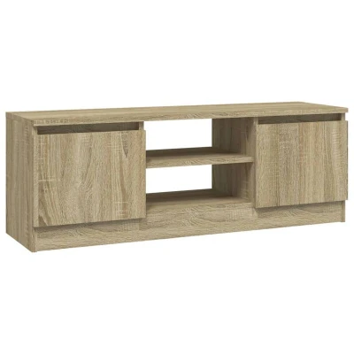 Image of vidaXL TV Cabinet with Door Sonoma Oak 102x30x36 cm