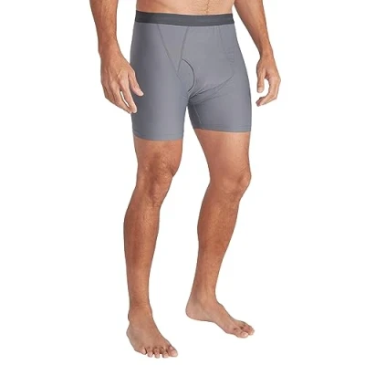 Image of ExOfficio Men&#039;s Standard Give N Go 2.0 Boxer Brief, Steel Onyx, Medium