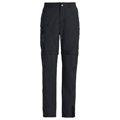 Image of VAUDE Men&#039;s Farley Zo Pants V Trousers, mens, Trouser, 42172, Black, 46 (EU)