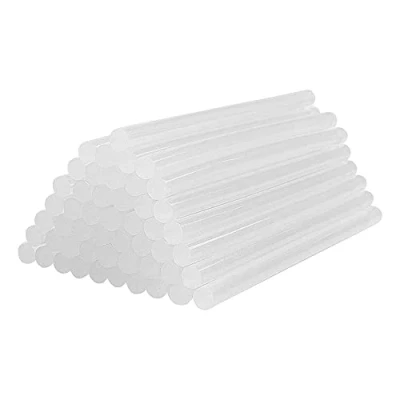 Image of KAV 96 Pcs Mini Ultra Clear Hot Melt Glue Gun Sticks 7X10 Cm for Hobby Crafting, Woodworking, Plastics, Fabric, Ceramics,