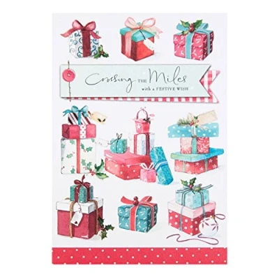 Image of Hallmark Across The Miles Christmas Card &#039;Warm Thoughts&#039; Medium