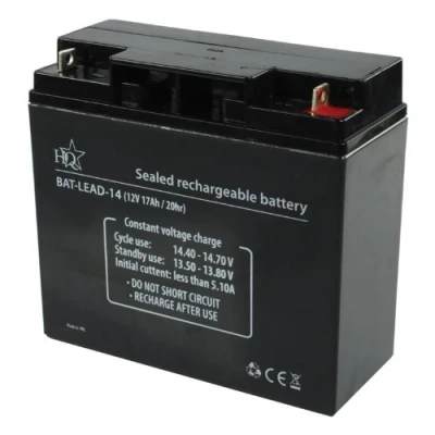 Image of HQ 12V 17Ah Universal Sealed Rechargeable Lead Acid Battery