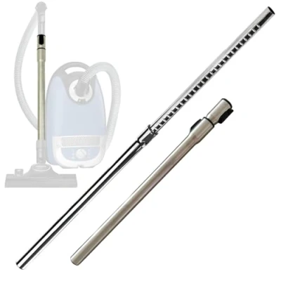 Image of Adjustable Locking 35mm Telescopic Suction Rod Tube, Stainless Extension Pipe Vacuum Cleaner Accessories Compatible with Miele C2 C3 S2110 S6240 S8320 Cleaners