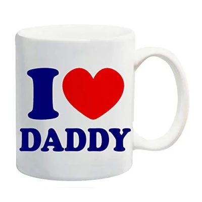 Image of Dynamite Gifts I Love Heart Daddy Mug Gift Present Family