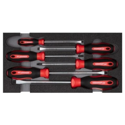 Image of Gedore Screwdriver set PZ+SL 2/6 CT module 6pcs