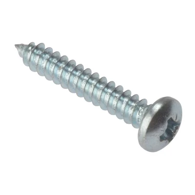 Image of ForgeFix Self Tapping Screws Pan Head 1&quot; x 8 Zinc Plated Box 200